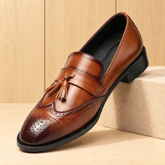 TASSEL BROGUE LOAFERS