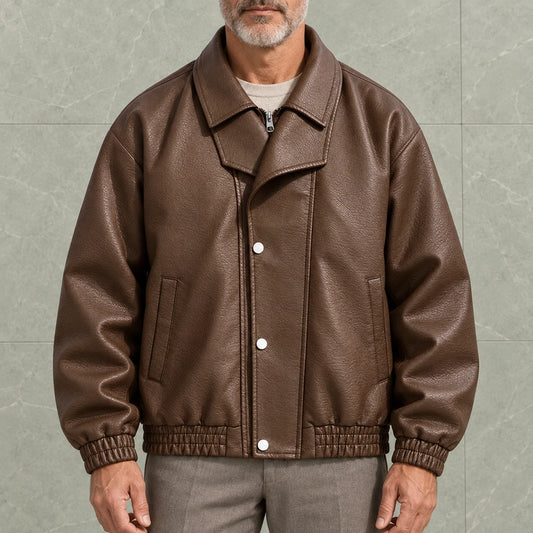 FAUX LEATHER JACKET
