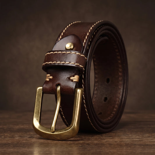 VINTAGE COWHIDE BELT