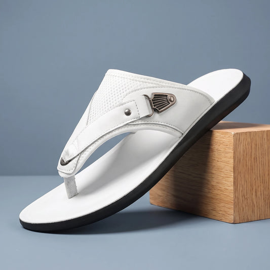 SOFT SOLE FLIP FLOPS White
