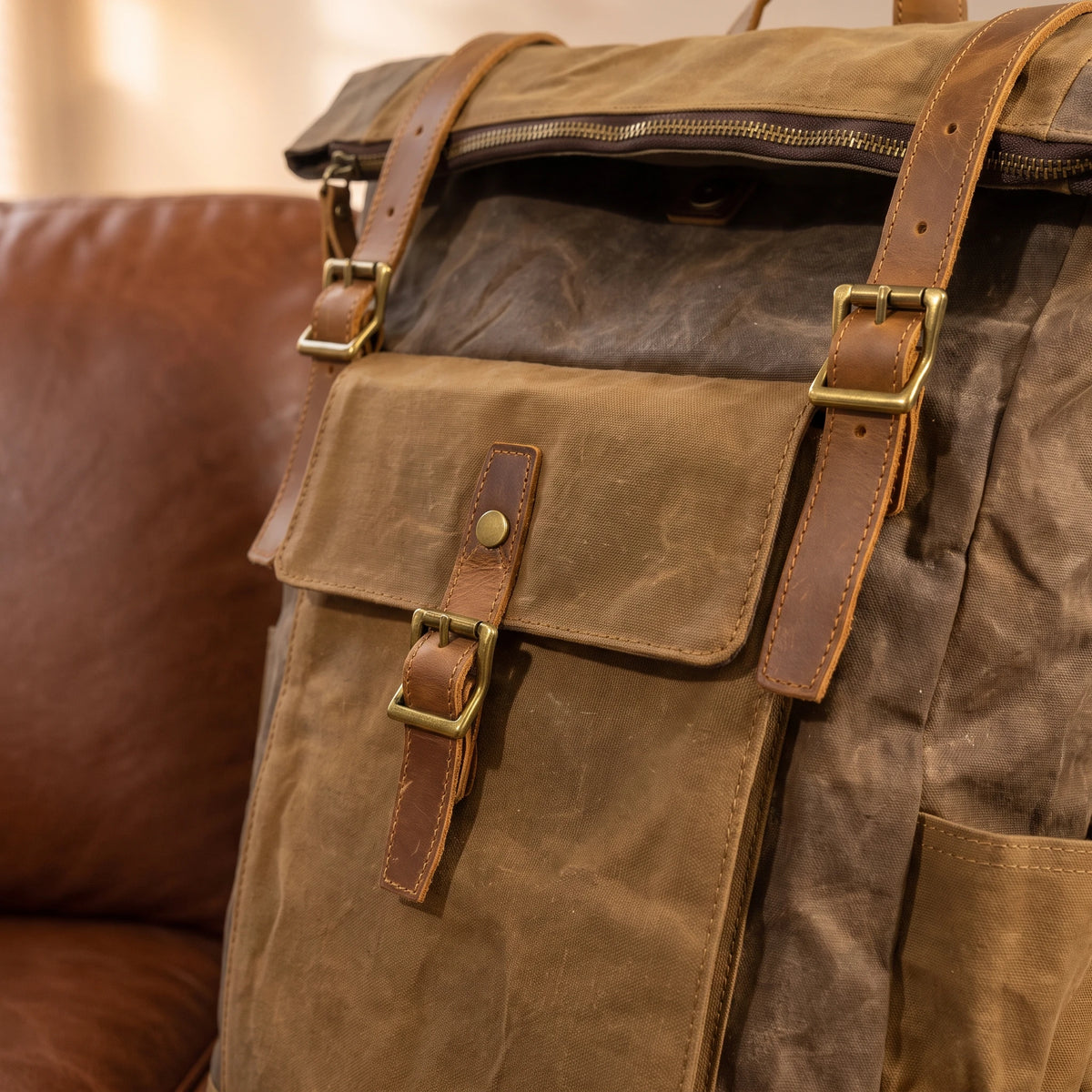 BUCKLE STRAP BACKPACK