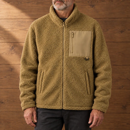 BRUSHED ZIP FLEECE
