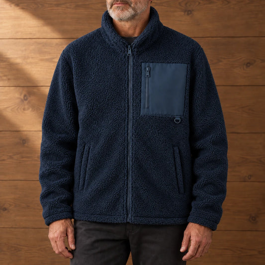 BRUSHED ZIP FLEECE