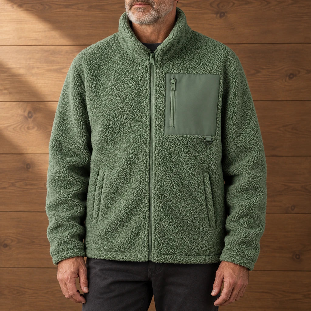 BRUSHED ZIP FLEECE