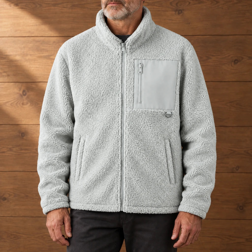 BRUSHED ZIP FLEECE