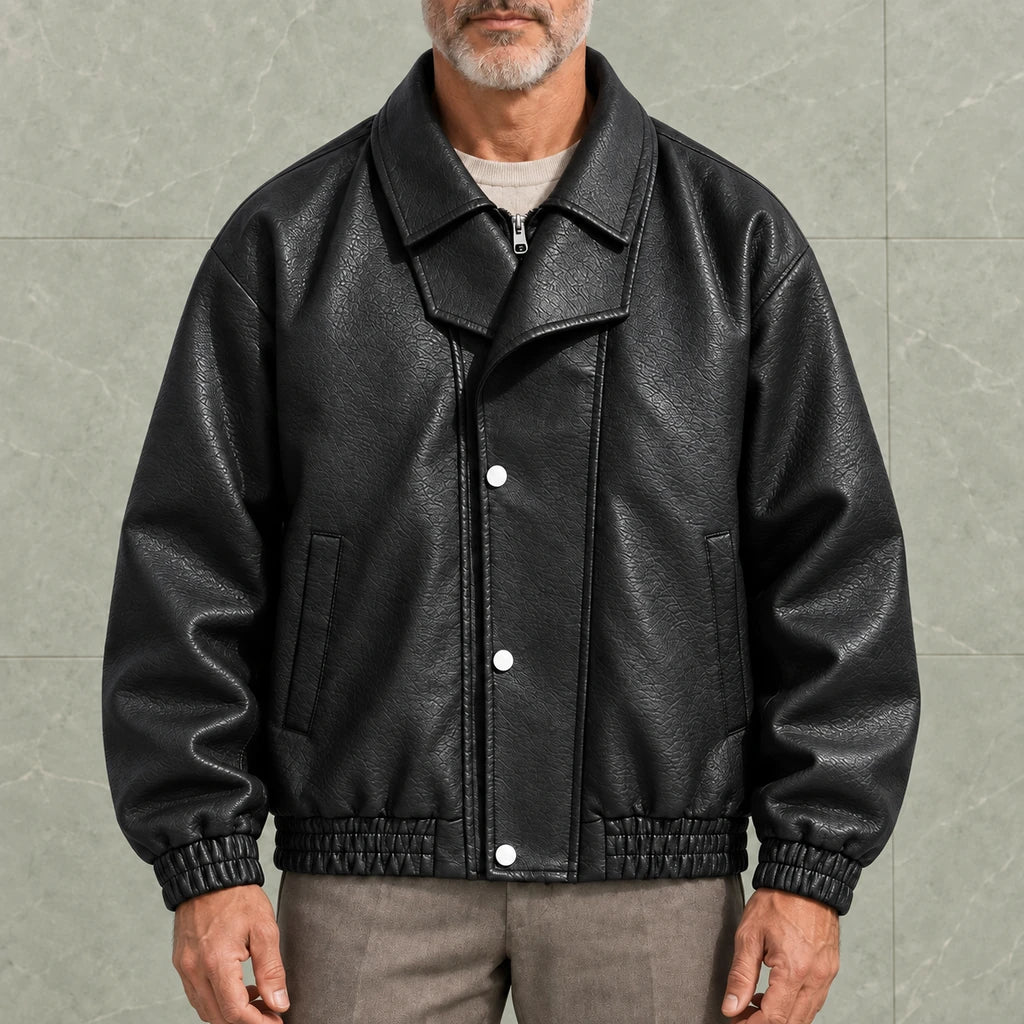 FAUX LEATHER JACKET