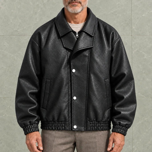 FAUX LEATHER JACKET