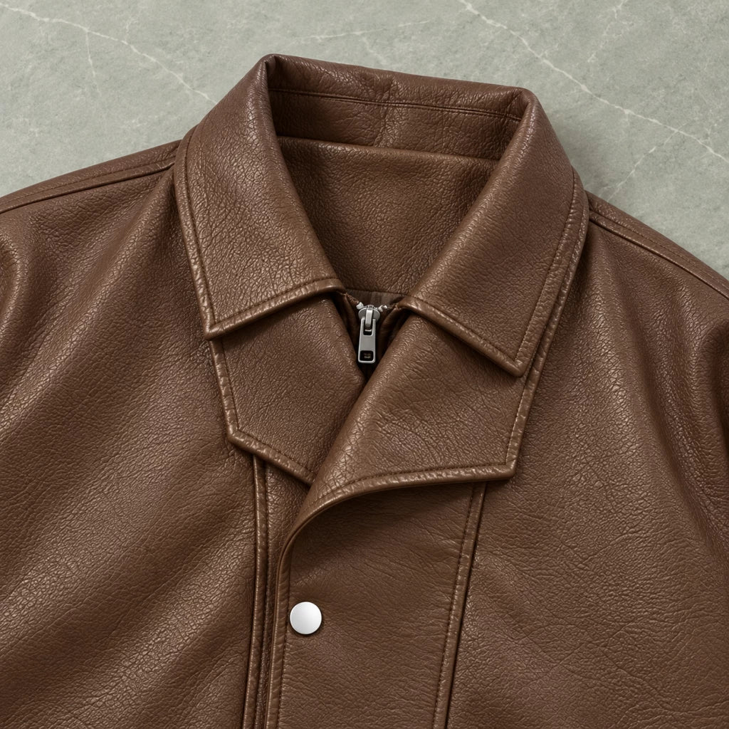 FAUX LEATHER JACKET
