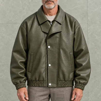 FAUX LEATHER JACKET