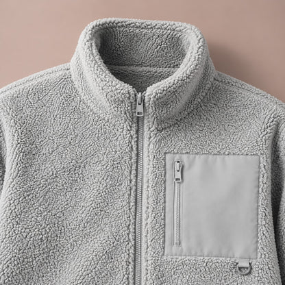 BRUSHED ZIP FLEECE