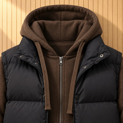 QUILTED HOOD JACKET
