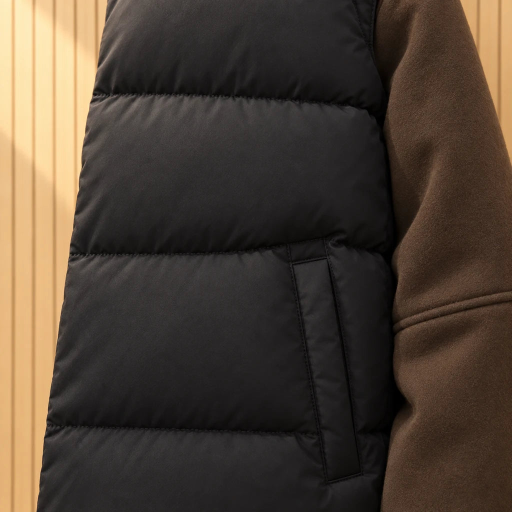 QUILTED HOOD JACKET