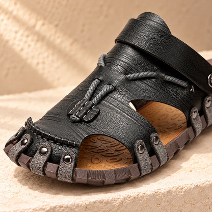 TASSEL TRIM SANDALS