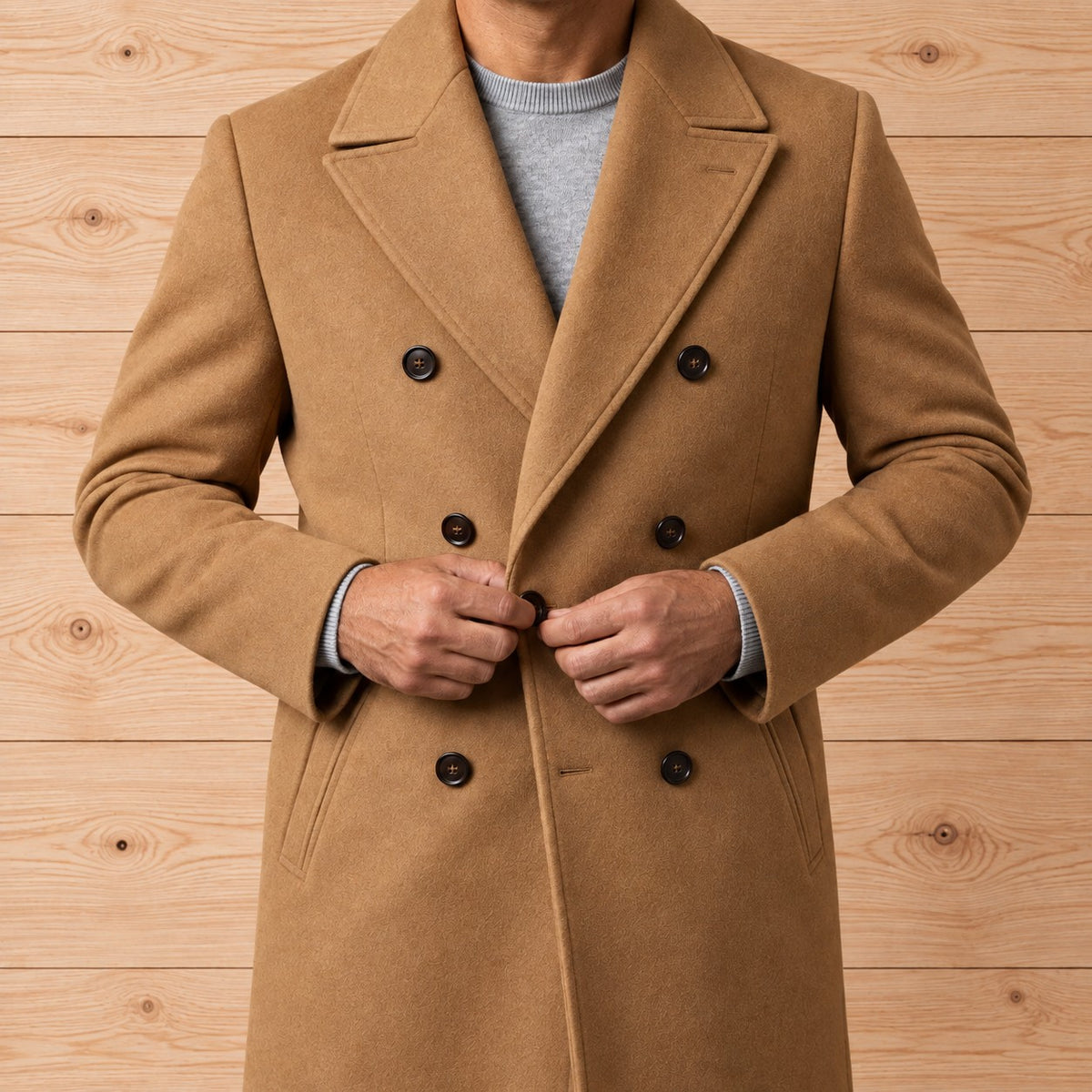 LONG WOOL OVERCOAT
