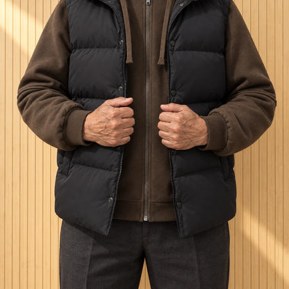 QUILTED HOOD JACKET