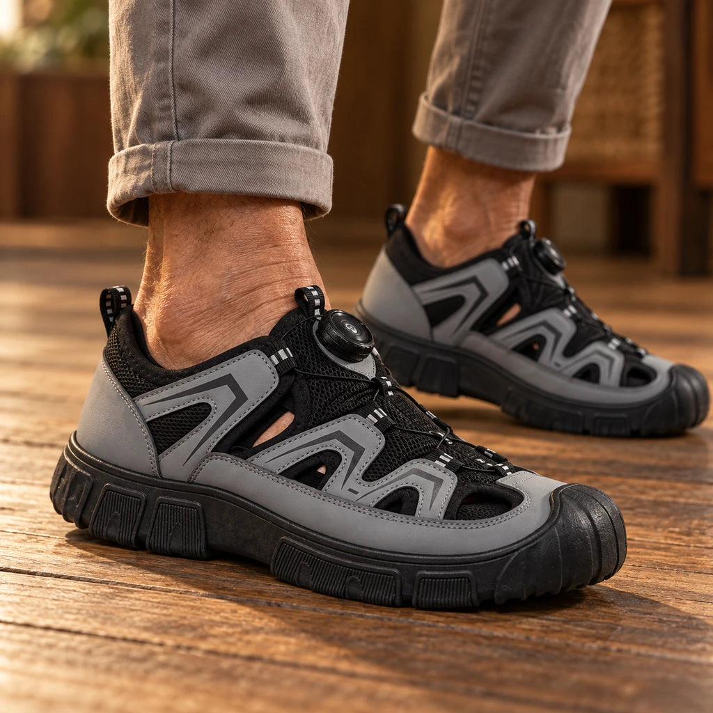 CLOSED TOE SANDALS