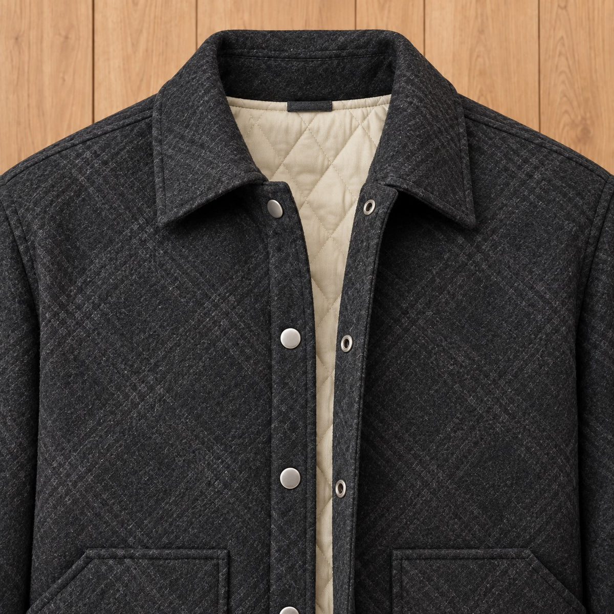 QUILTED LINED JACKET