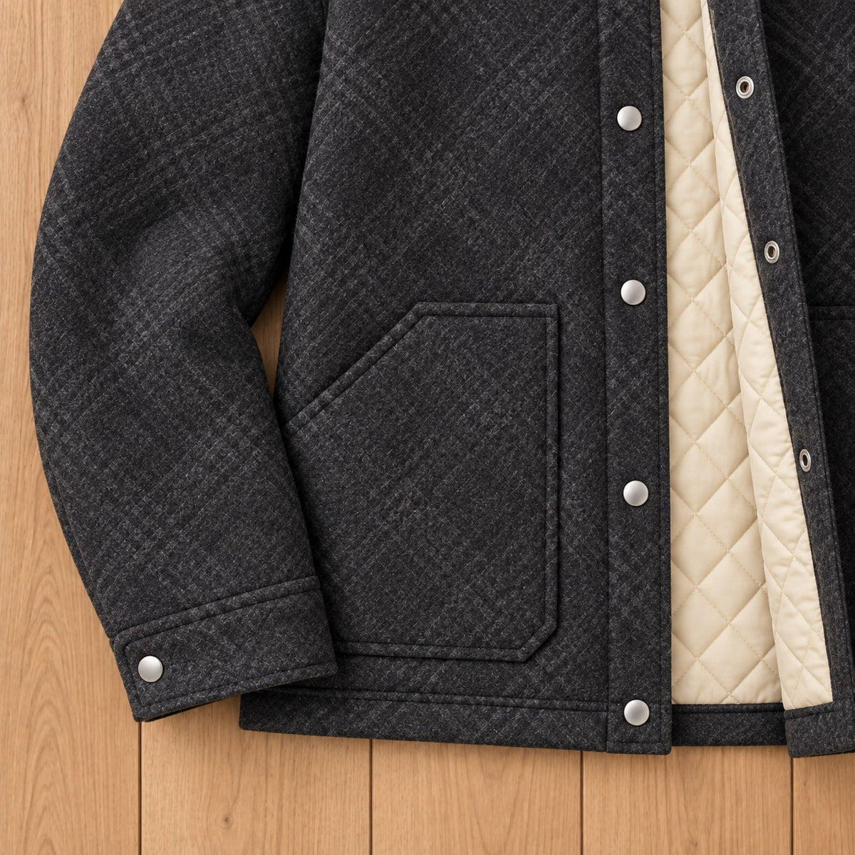 QUILTED LINED JACKET