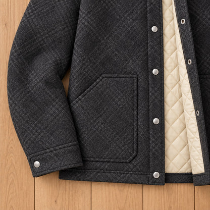 QUILTED LINED JACKET
