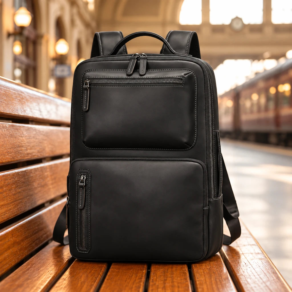 GENUINE COWHIDE BACKPACK