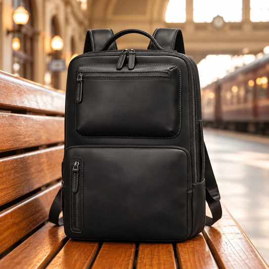 GENUINE COWHIDE BACKPACK