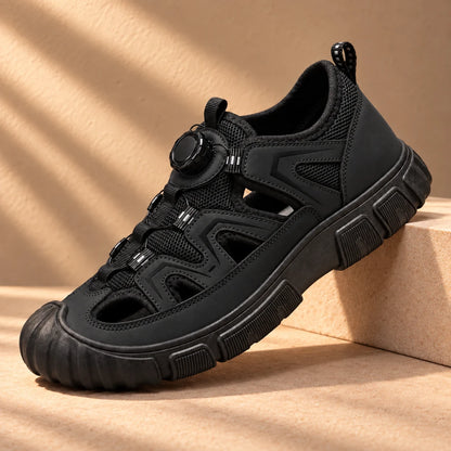 CLOSED TOE SANDALS