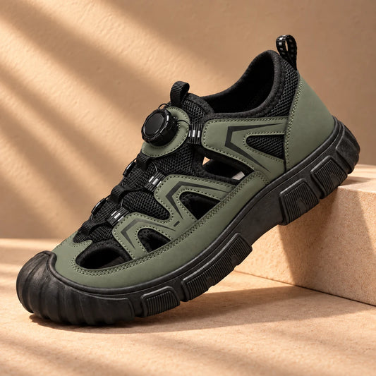CLOSED TOE SANDALS