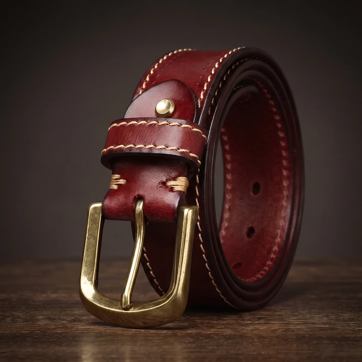 VINTAGE COWHIDE BELT