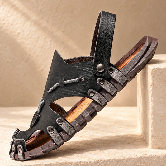 TASSEL TRIM SANDALS