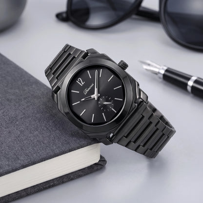 OCTAGON STEEL WATCH Black