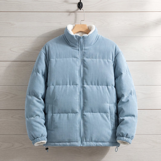 REVERSIBLE PUFFER JACKET Blue