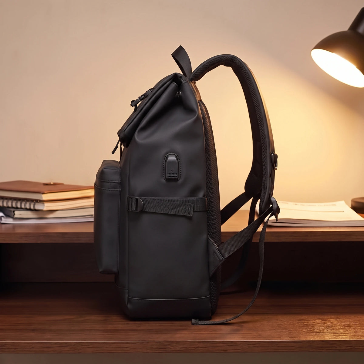 COMMUTER LAPTOP BACKPACK side view
