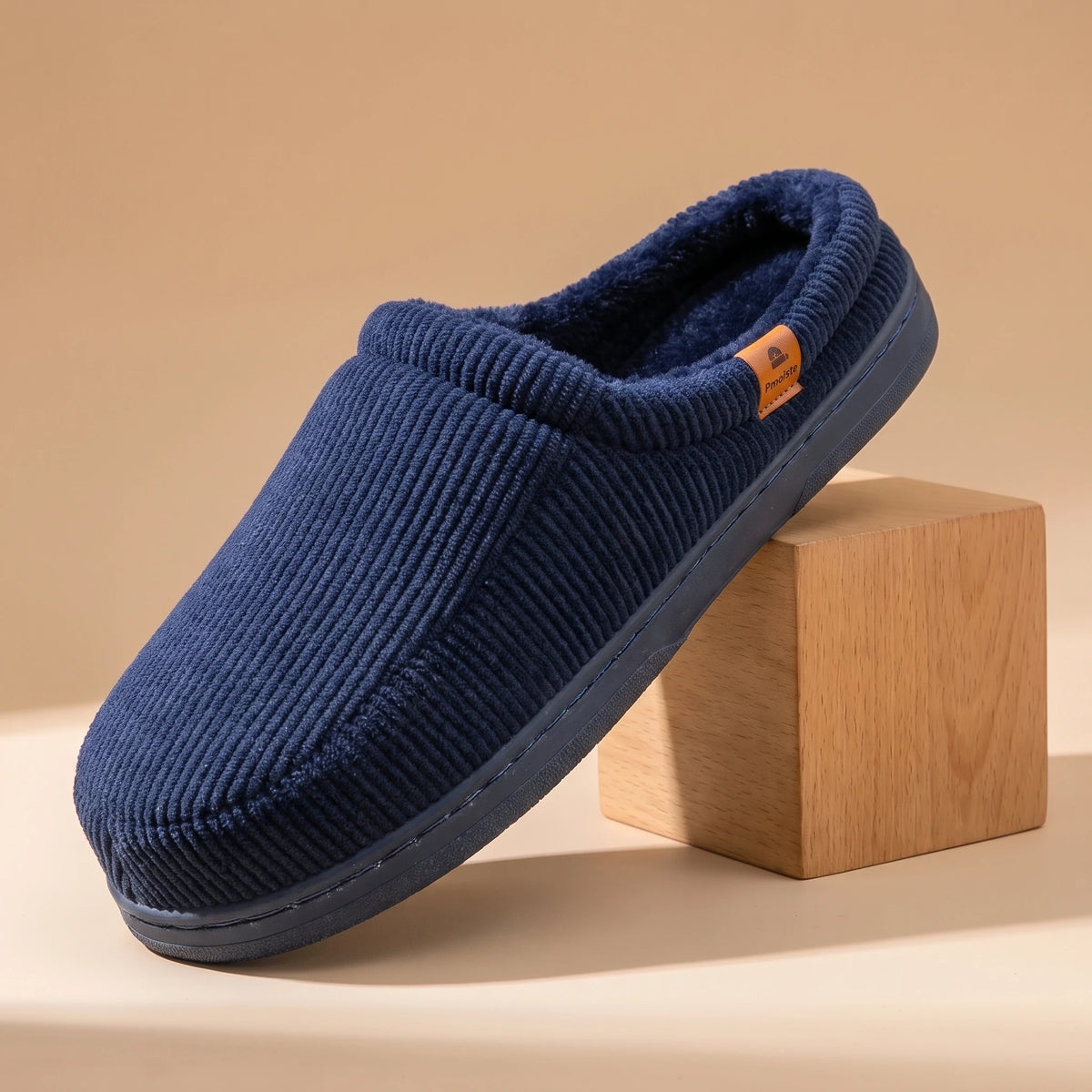 CUSHION COMFORT SLIPPERS Navy Blue