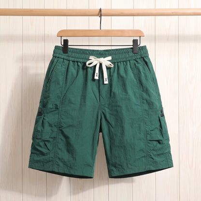 SNAP POCKET CARGO SHORTS Green