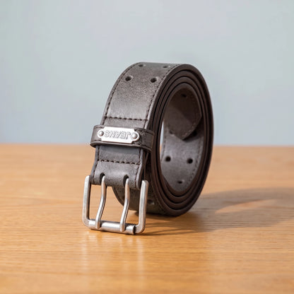 RETRO DOUBLE PIN BELT Grey