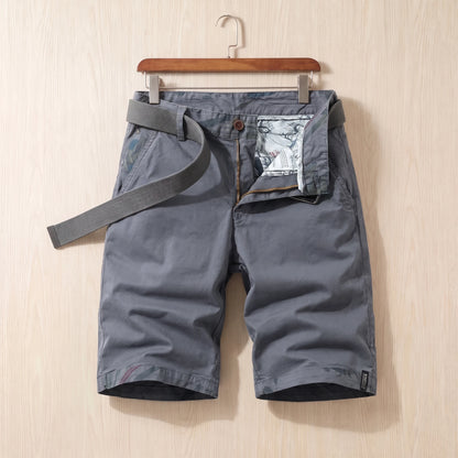COTTON CHINO SHORTS Grey