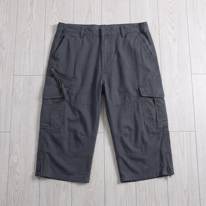 CARGO CAPRI SHORTS Grey