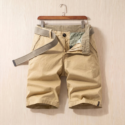 COTTON CHINO SHORTS Khaki