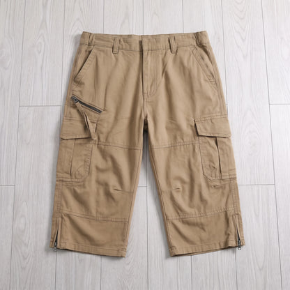 CARGO CAPRI SHORTS Khaki