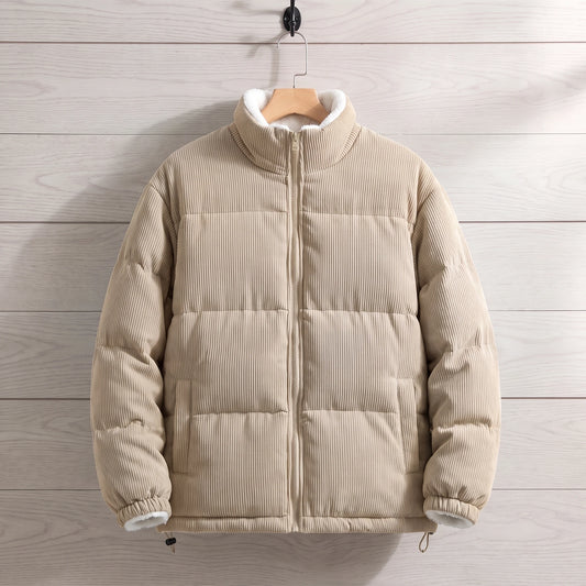 REVERSIBLE PUFFER JACKET Khaki