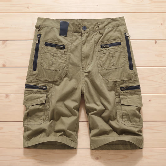 MULTI POCKET CARGO SHORTS Khaki