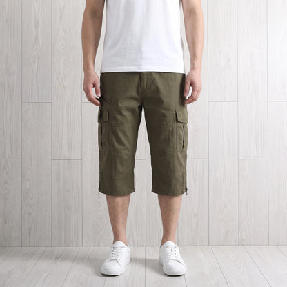 CARGO CAPRI SHORTS worn