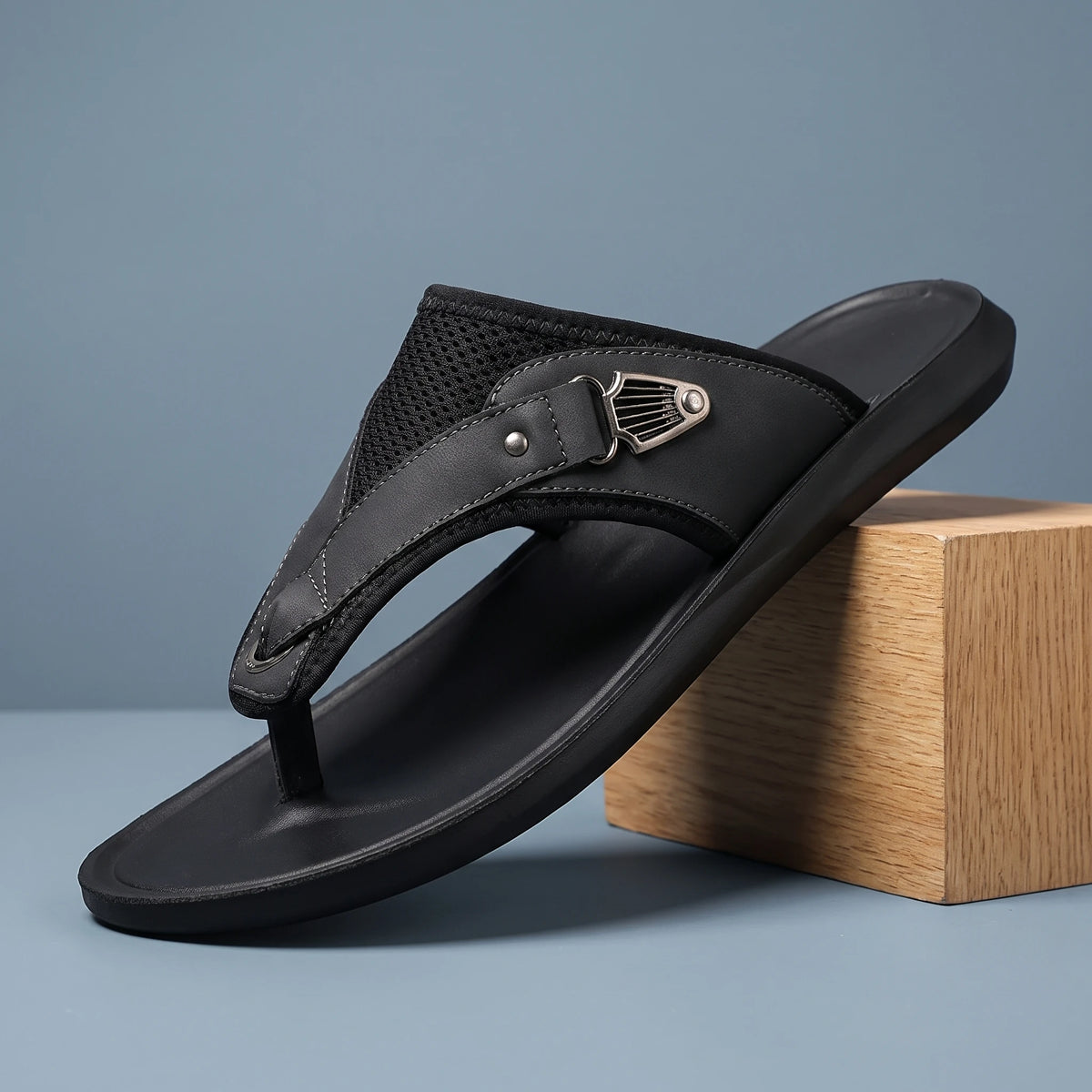 SOFT SOLE FLIP FLOPS Black