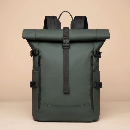 STRAP ROLL TOP BACKPACK Green